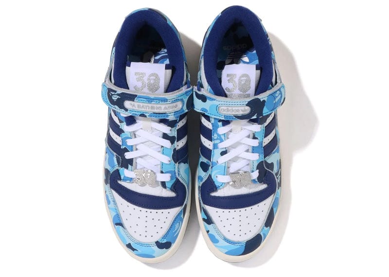 adidas sneakers adidas Forum 84 Low Bape 30th Anniversary Blue Camo