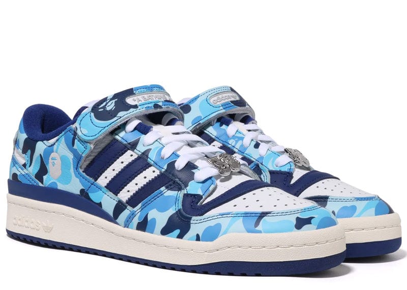 adidas sneakers adidas Forum 84 Low Bape 30th Anniversary Blue Camo