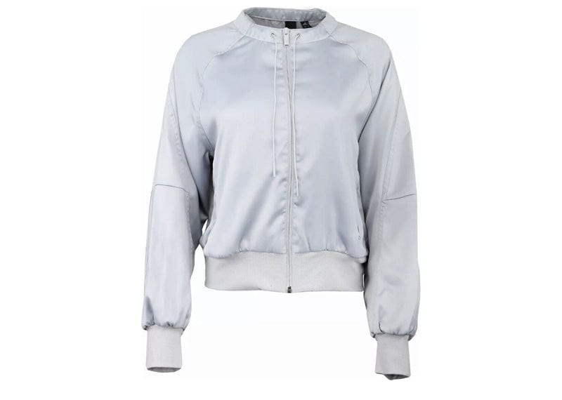 Adidas Streetwear Adidas Glam On Bomber Cover Up Grey Two Jacket