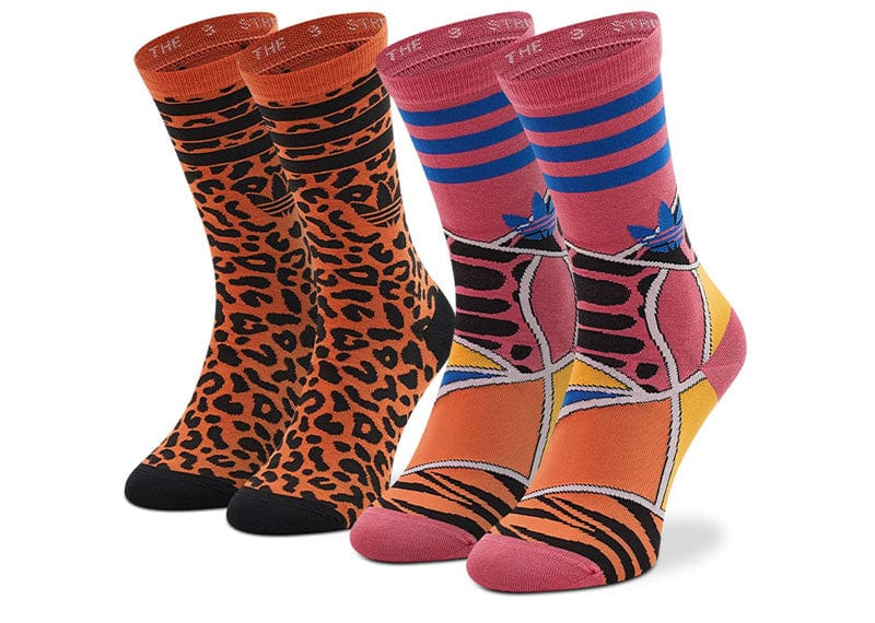 Adidas Streetwear adidas Originals Collab Crew Socks 2 Pairs - Multicolor