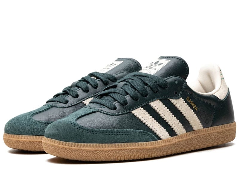 adidas Samba OG Shadow Green Cream White Gold Metallic – Court Order