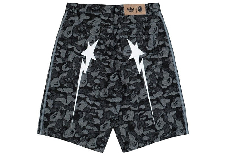 パンツ BALR. JP CLASSIC AOP CAMO SWIMSHORTS adidas x BAPE Camo Jacquard Shark Denim Jorts Black – Court Order