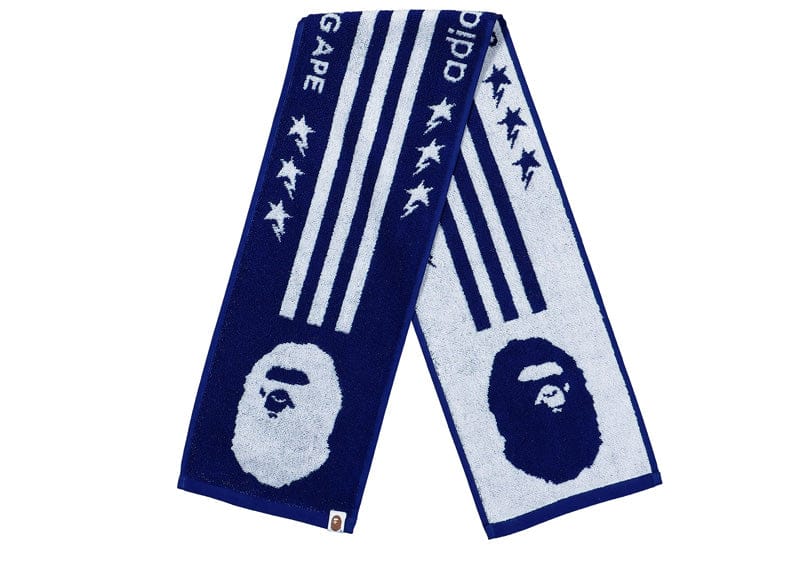 A BATHING APE ウニフォーム 2XL Adidas x BAPE FB Towel Japan Blue – Court Order