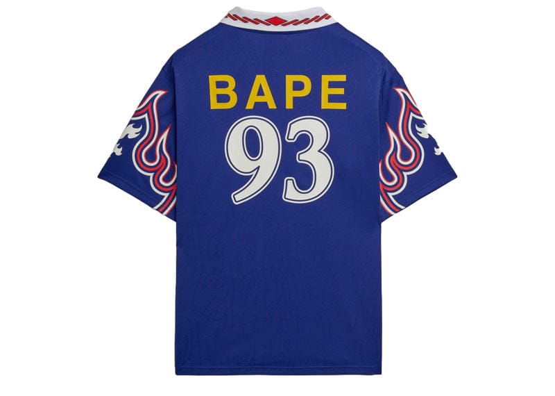adidas x BAPE Flame Jersey Blue – Court Order