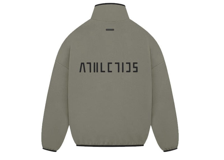 Adidas x Fear of God Athletics Suede Fleece Zip Sweatshirt - Clay