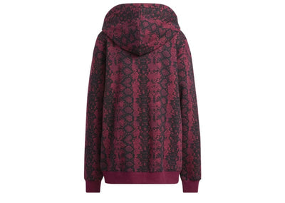 Adidas Streetwear adidas x Ivy Park Burgundy Cotton Hoodie Cherry Wood