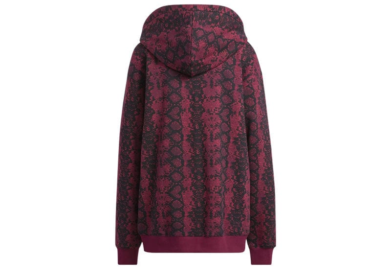 Adidas Streetwear adidas x Ivy Park Burgundy Cotton Hoodie Cherry Wood