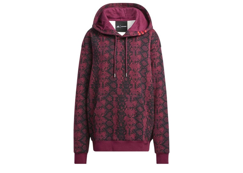 Adidas Streetwear adidas x Ivy Park Burgundy Cotton Hoodie Cherry Wood