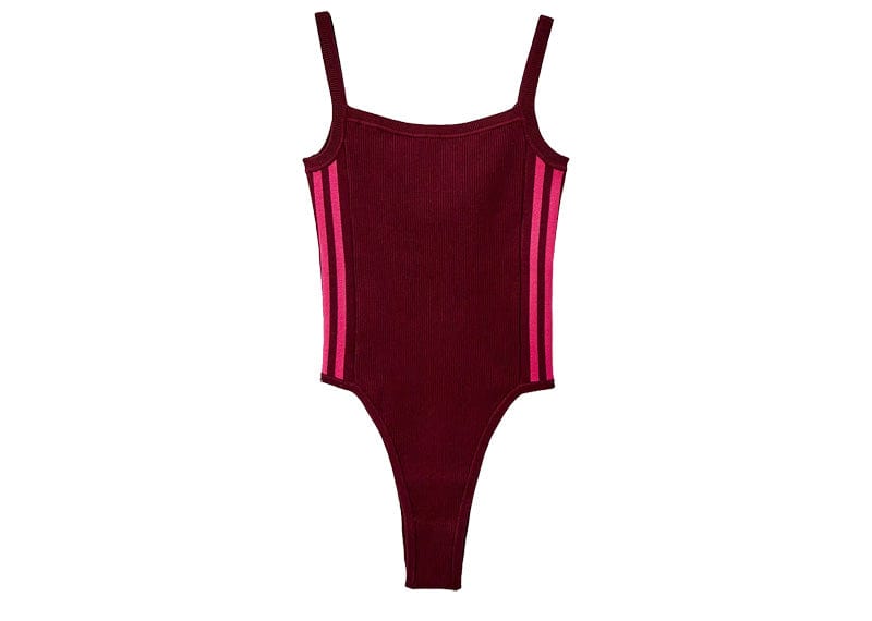 Adidas Streetwear Adidas x Ivy Park Knit Tank Bodysuit Cherry Wood