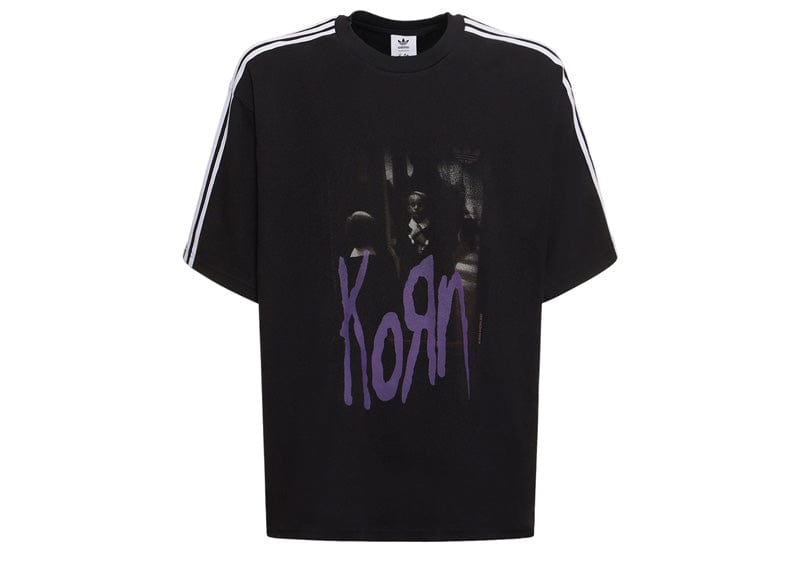 adidas streetwear adidas x KoRn Graphic Tee Carbon