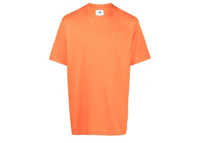 Adidas Streetwear Y-3 Logo-Print Cotton T-Shirt Orange
