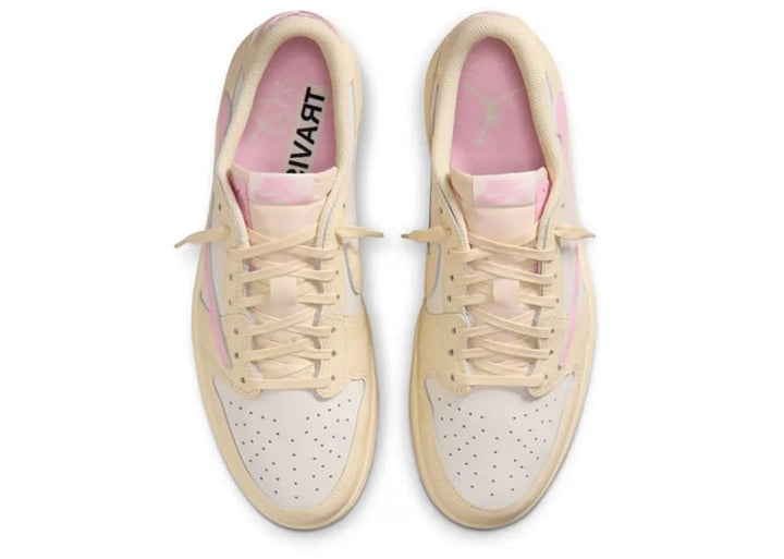 靴 Air Jordan 1 Low Travis Scott Muslin 29 Air Jordan 1 Retro Low OG SP Travis Scott Muslin Shy Pink – Court
