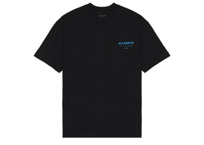 All Saints Streetwear Underground Oversized Crew Neck T-Shirt Camaleon/Black