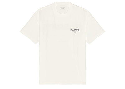 All Saints Streetwear Underground Oversized Crew T-Shirt Ashen White