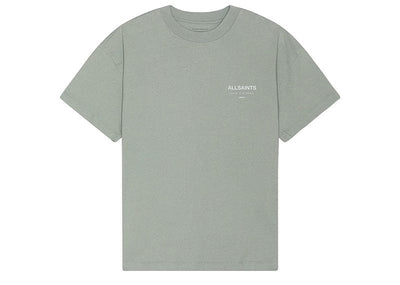 AllSaints Streetwear AllSaints Underground Oversized Crew T-Shirt Metallic Grey