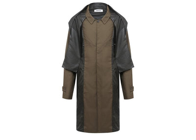 Ambush Streetwear Ambush Trench Coat Single-Breasted In Green