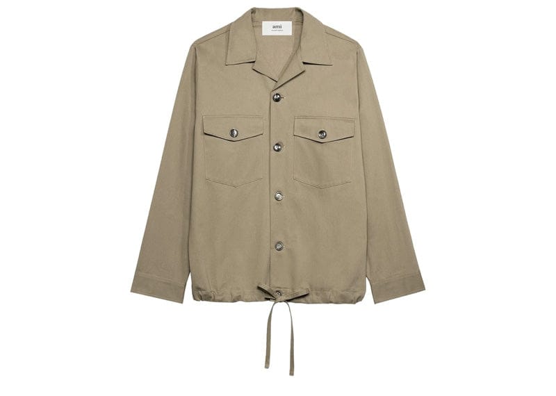 Ami Streetwear AMI Drawstring Over-Shirt Dust