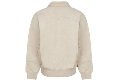 Ami Streetwear Ami Paris Ami de Coeur Half-Zip Boxy Fit Sweatshirt Beige