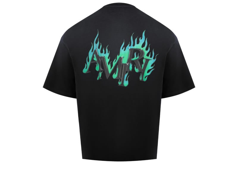 AMIRI tシャツ Amiri Flames T-Shirt Black – Court Order