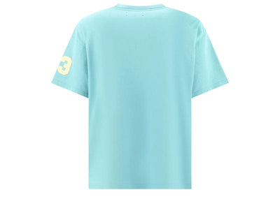 Amiri Streetwear AMIRI FLOCKED HOCKEY SKATER T-SHIRT AQUA