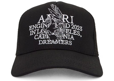 AMIRI streetwear AMIRI Pegasus Trucker Hat Black