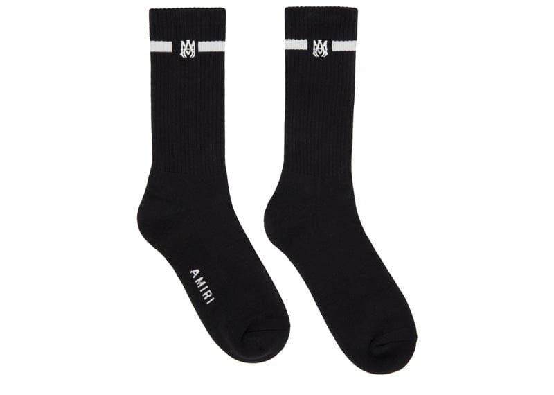 Amiri Streetwear Amiri Solid MA Embroidery Sock &