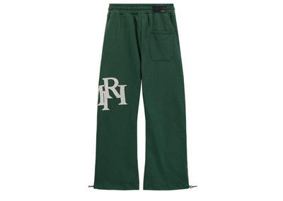 Amiri Streetwear Amiri Staggered Sweatpant Dark Green