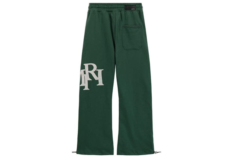 Amiri Streetwear Amiri Staggered Sweatpant Dark Green