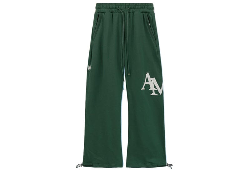 Amiri Streetwear Amiri Staggered Sweatpant Dark Green