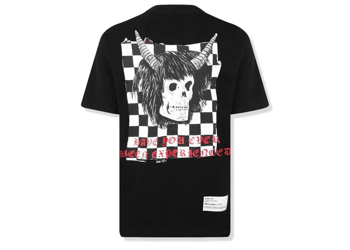AMIRI x Wes Lang Checker Skull T-Shirt Black – Court Order