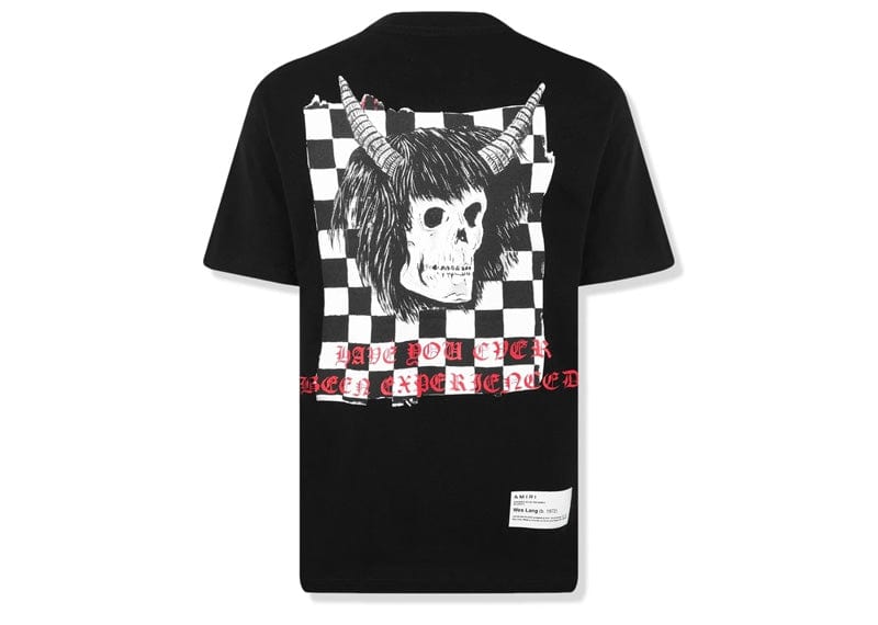 AMIRI streetwear AMIRI x Wes Lang Checker Skull T-Shirt Black