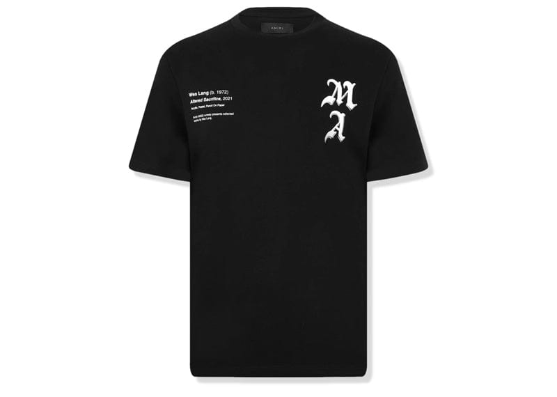 AMIRI streetwear AMIRI x Wes Lang Checker Skull T-Shirt Black
