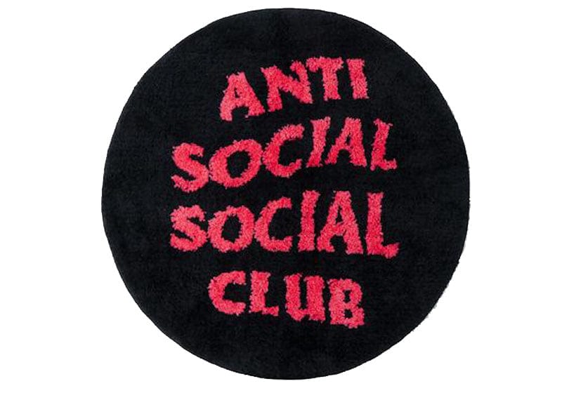 Anti Social Social Club Accessories Anti Social Social Club No Shoes Inside Rug Black