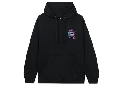 Anti Social Social Club Streetwear ASSC Shattered Glasses Logo Theories Black Hoodie
