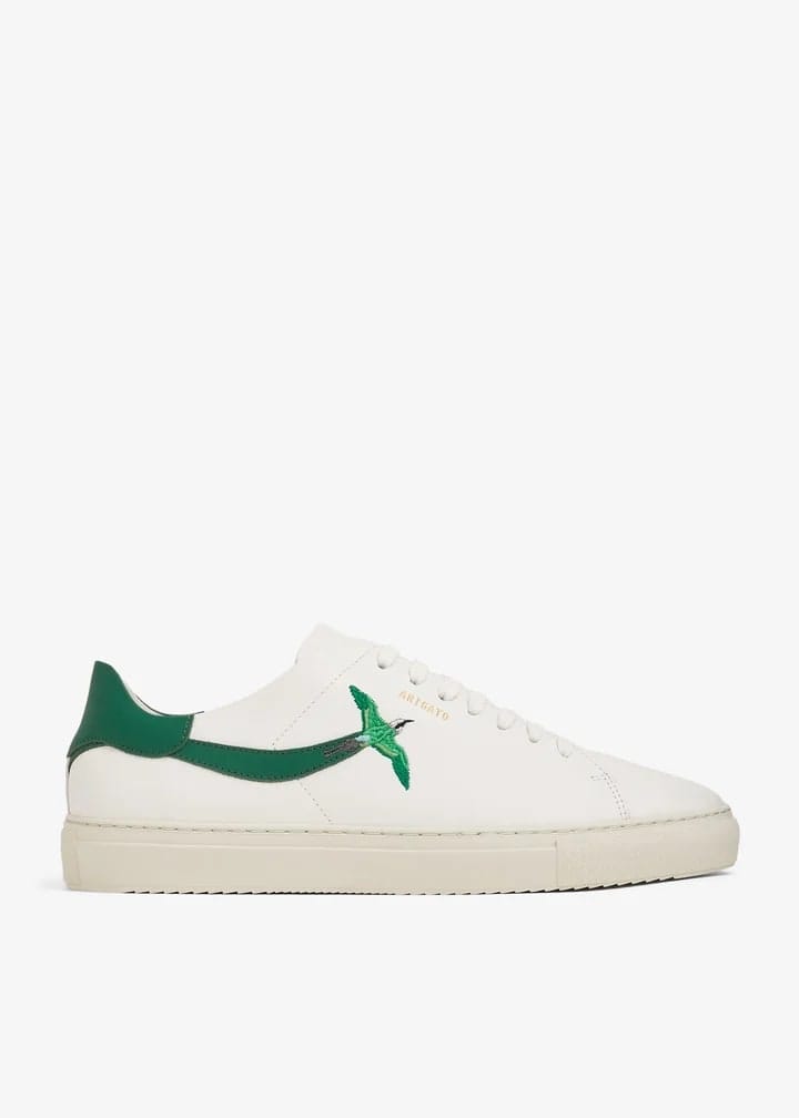 Axel Arigato Sneakers Axel Arigato Clean 90 Stripe Bee Bird Sneaker White/Kale Green