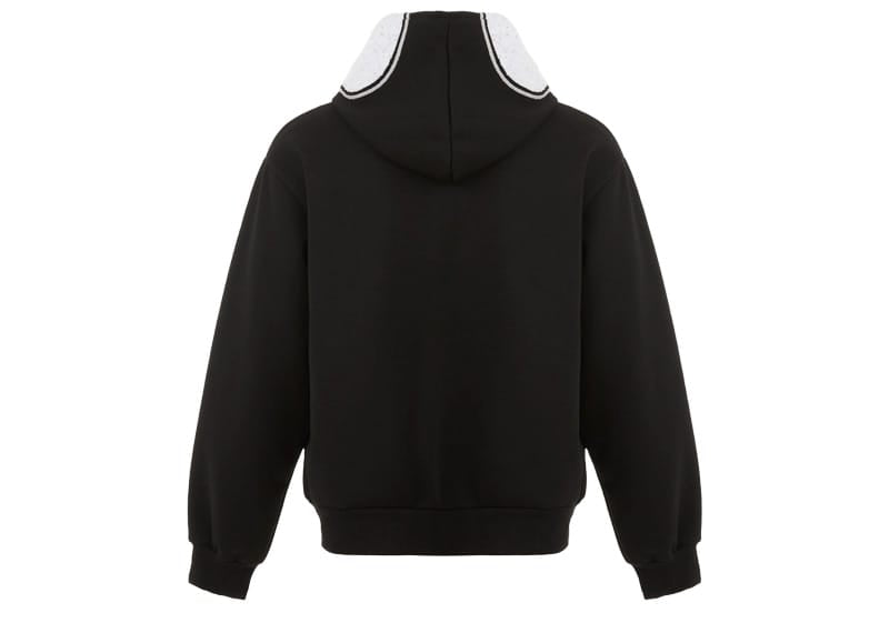 B Hype Skeleton Chenille Zip Up Hoodie Black – Court Order