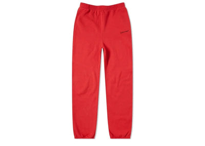 Balenciaga Streetwear Balenciaga Copyright Logo Crew Pants Red
