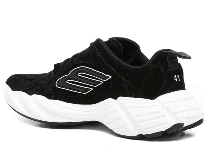Balenciaga Monday 3B Logo Low Top Sneaker (Men) Suede Black  display picture 1