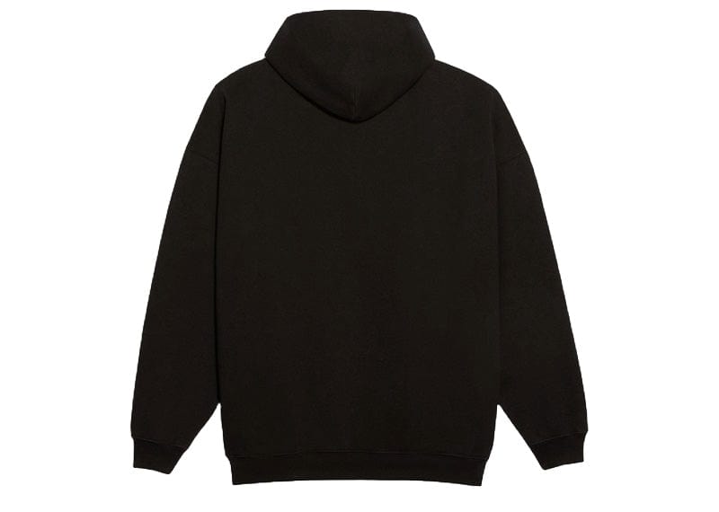 Balenciaga Streetwear Balenciaga Portrait Logo Hoodie Black