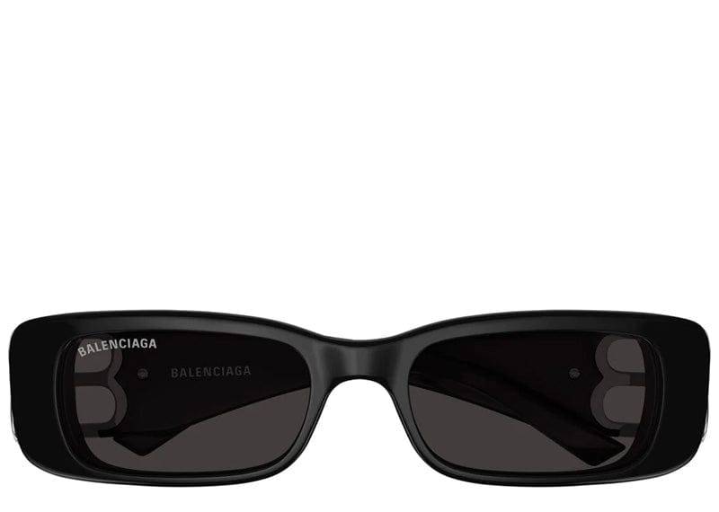 Balenciaga Accessories Balenciaga Sunglasses Shiny Solid Black/Silver (No Box)