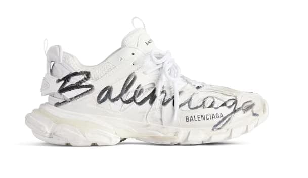 Balenciaga Sneakers Balenciaga Track Signature Sneaker White/Black