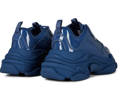 BALENCIAGA Sneakers Balenciaga Triple S Rubber Sneaker Blue Patent