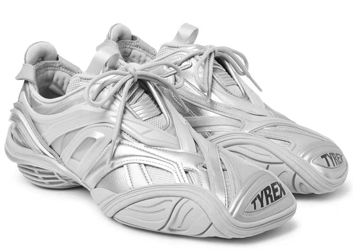 靴 BALENCIAGA TYREX 41 SILVER Balenciaga Tyrex Low Silver (W) – Court Order