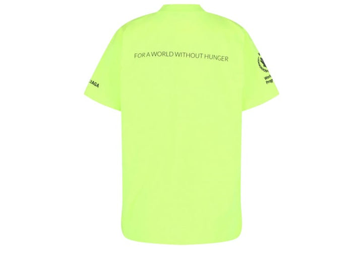 Balenciaga World Food Programme Graphic T-Shirt Fluorescent Yellow
