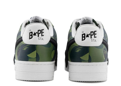 BAPE sneakers A Bathing Ape Bape Sta Low OS #1 Color Camo Green White