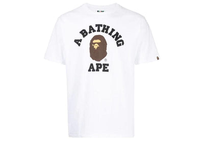 BAPE Streetwear A BATHING APE® College logo-print cotton T-shirt