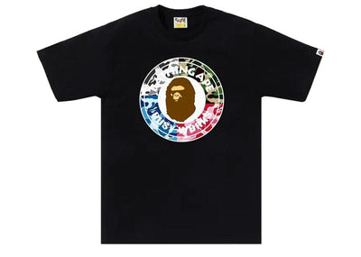 BAPE streetwear BAPE ABC Camo Crazy Busy Works Tee Black