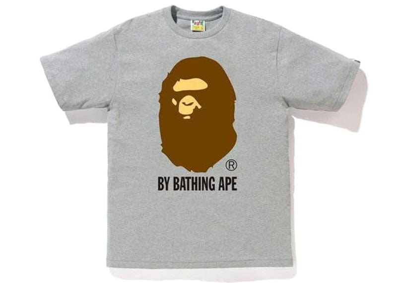 Bape Streetwear BAPE Big Ape Head Tee Gray