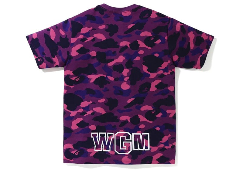 BAPE streetwear BAPE Color Camo Shark Tee Purple