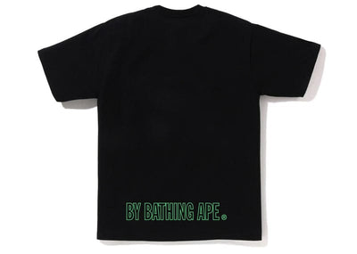 BAPE streetwear BAPE Line Ape Face Tee Black
